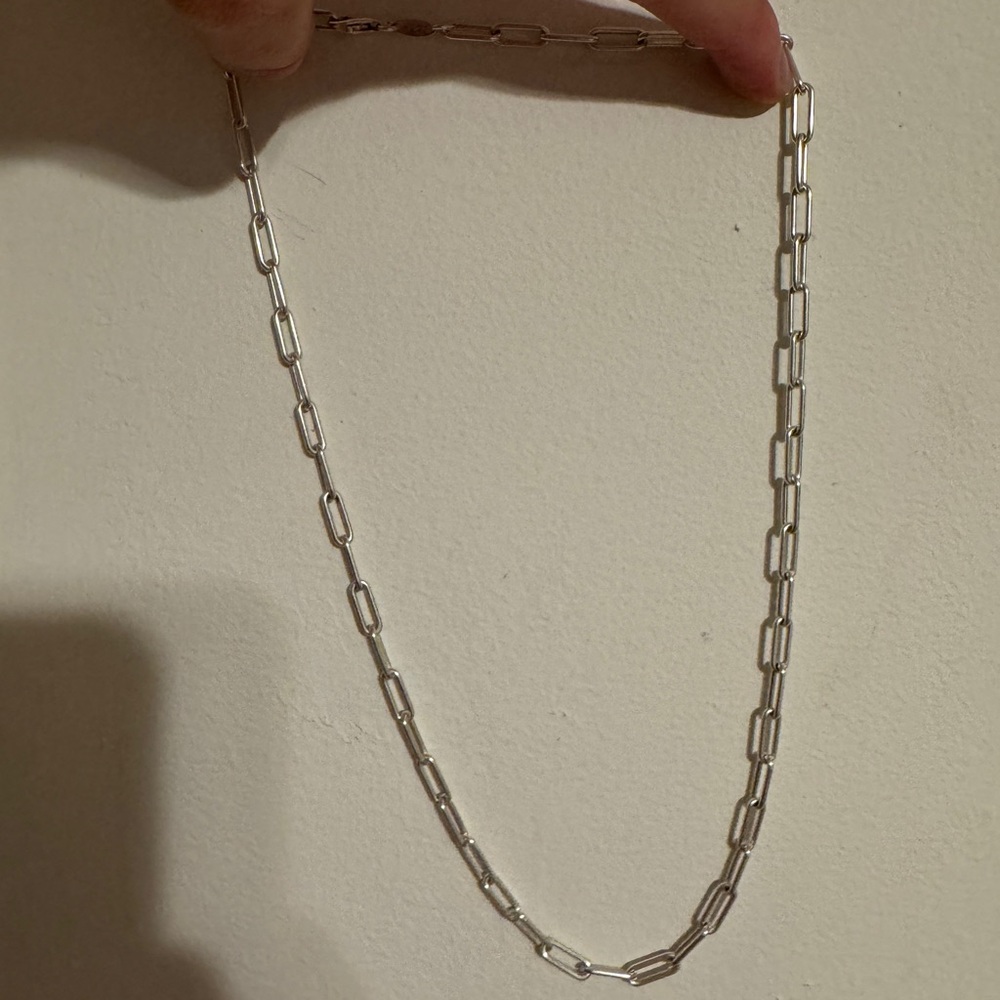 Lola Elegant Silver Chain Necklace